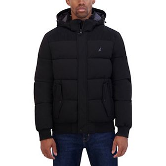 Men's Nautica Mixed Media Bomber Jacket