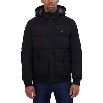 Men's Nautica Mixed Media Bomber Jacket