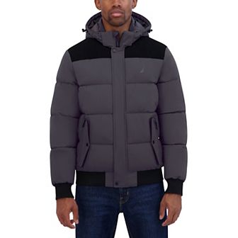 Men's Nautica Mixed Media Bomber Jacket