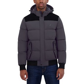 Men's Nautica Mixed Media Bomber Jacket