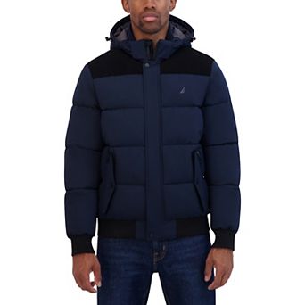 Men's Nautica Mixed Media Bomber Jacket