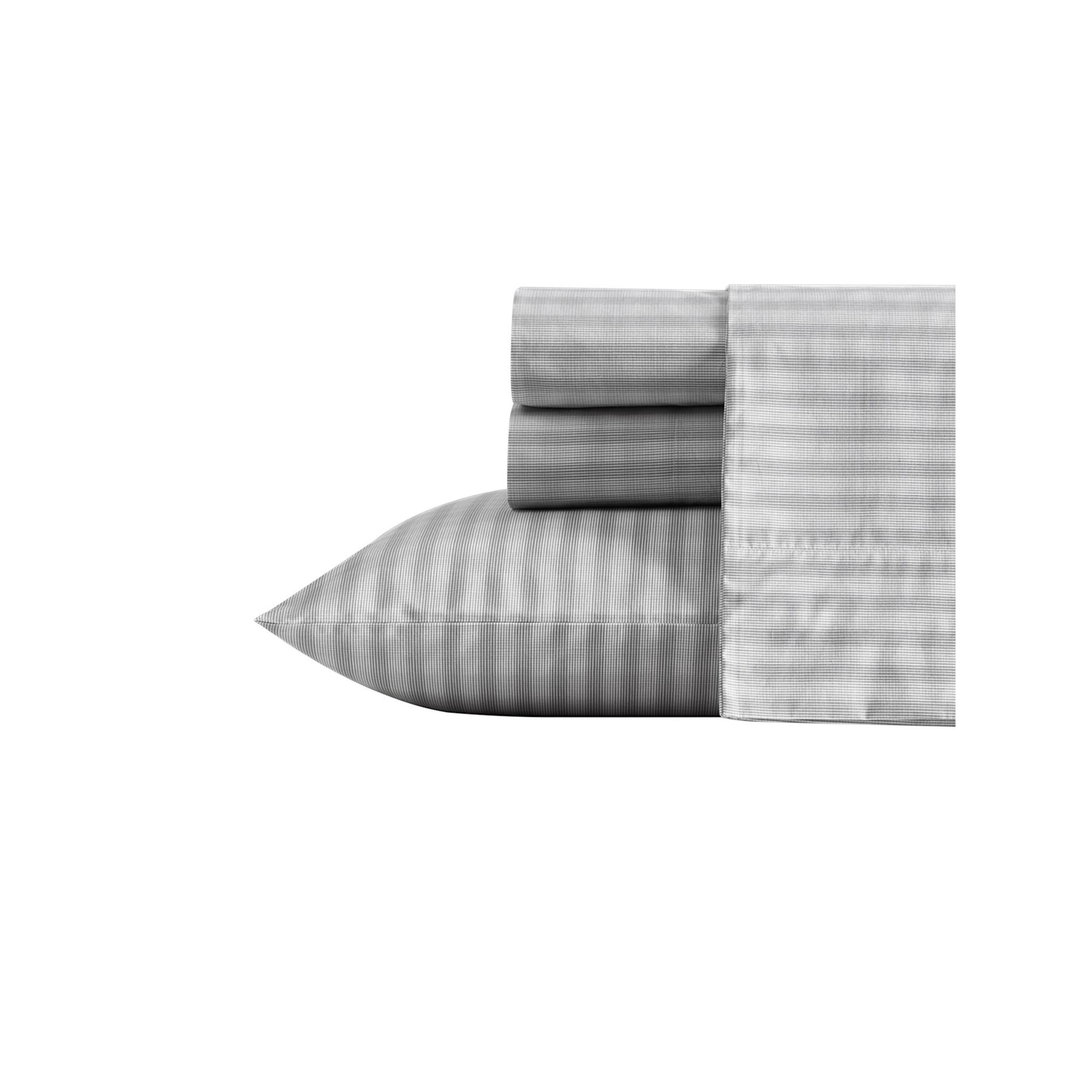 Nautica T200 Sheet Set, Michael Plaid Gray