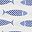 Woodblock Fish Blue