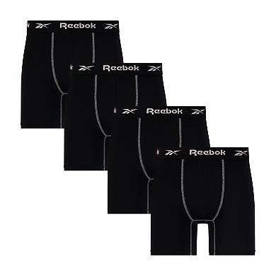 Men's Reebok 4-Pack Performance Boxer Brief Set