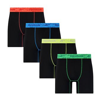 Men's Reebok 4-Pack Performance 6" Boxer Briefs