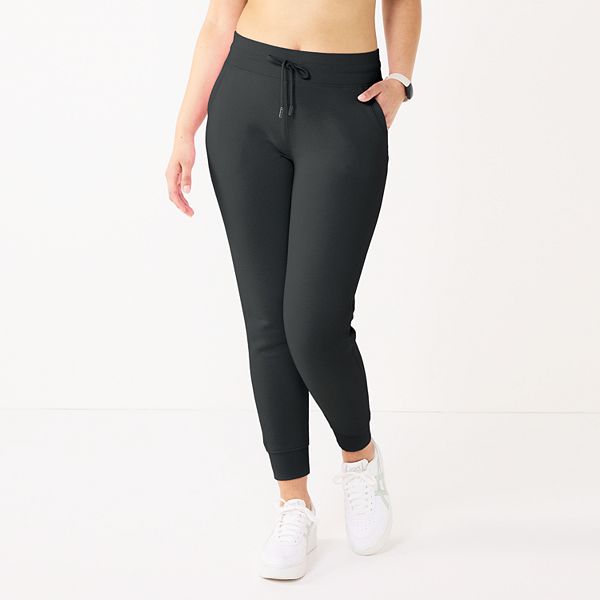 Women's Tek Gear® Ultrasoft Fleece Jogger Pants - Black (XL LONG)