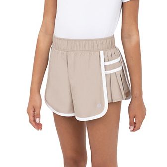 Girls 7-20 Layer 8 Side-Pleated Woven Shorts