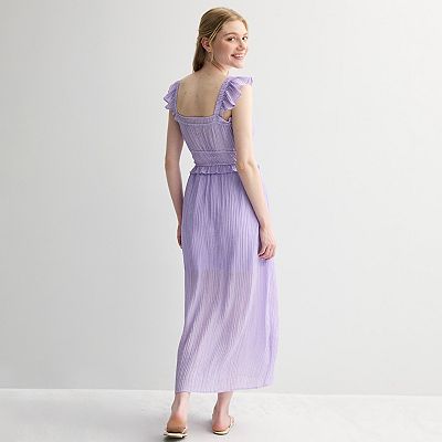lavender tiered maxi dress The IT Girl Lavender Tiered Maxi Dress Lavendula / S