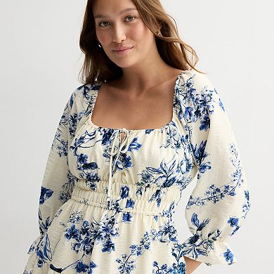 Juniors' Liberty Love Tiered Skater Dress