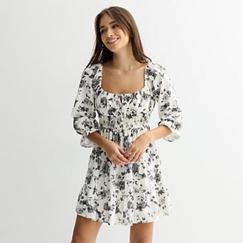 Juniors' Liberty Love Tiered Skater Dress