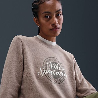 Women's Nike Sportswear Club Fleece Graphic Crewneck Sweatshirt