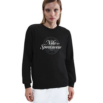 Women's Nike Sportswear Club Fleece Graphic Crewneck Sweatshirt