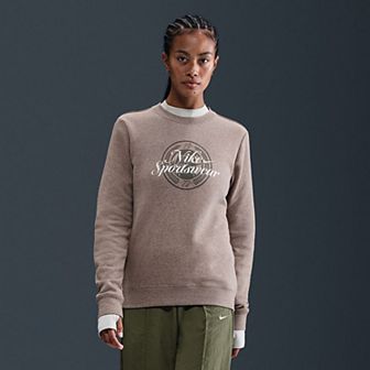 Women's Nike Sportswear Club Fleece Graphic Crewneck Sweatshirt