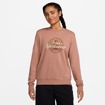 Women's Nike Sportswear Club Fleece Graphic Crewneck Sweatshirt