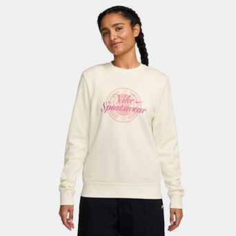Women's Nike Sportswear Club Fleece Graphic Crewneck Sweatshirt