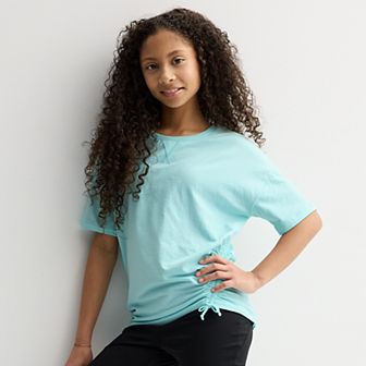 Girls 7-20 Layer 8 Side-Cinch Oversized T-Shirt
