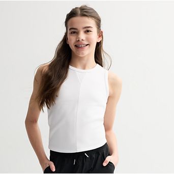 Girls 7-20 Layer 8 Ribbed Tank Top