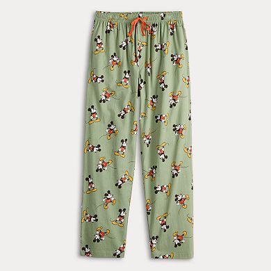 Disney's Mickey Mouse Men's Allover Mad Mickey Pajama Pants