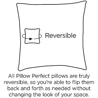 Pillow Perfect Paisley Indoor / Outdoor 18.5 in. x 19 in. Tufted Wicker Chair Pad with Ties 2-piece Set
