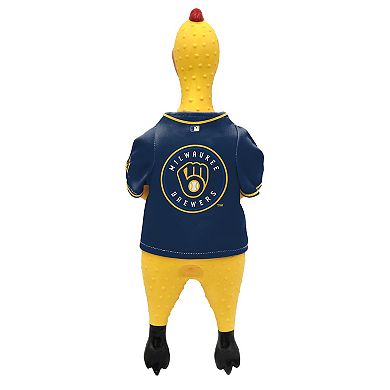 MLB Milwaukee Brewers Pet Rubber Chicken