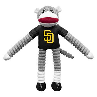 MLB San Diego Padres Pet Sock Monkey Toy