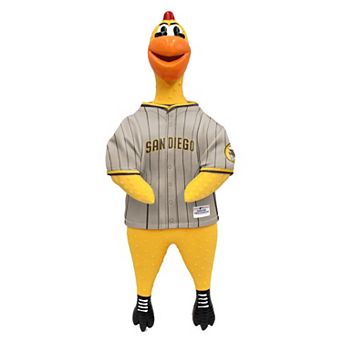 MLB San Diego Padres Pet Rubber Chicken Toy