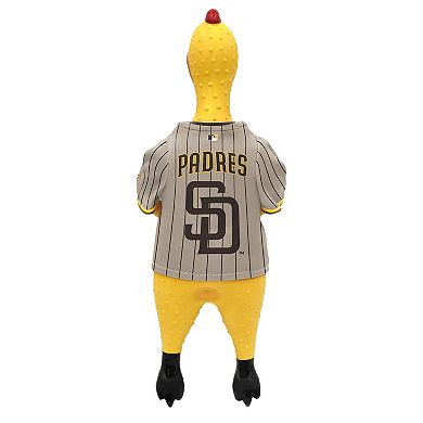 MLB San Diego Padres Pet Rubber Chicken Toy