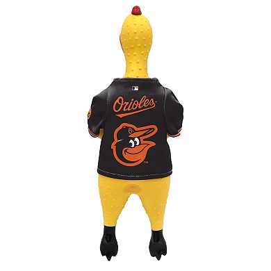 MLB Baltimore Orioles Pet Rubber Chicken Toy