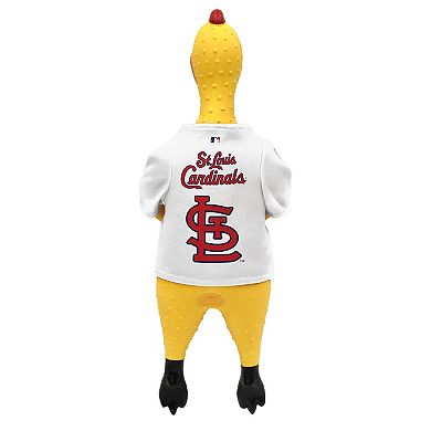 MLB St. Louis Cardinals Rubber Chicken Dog Toy
