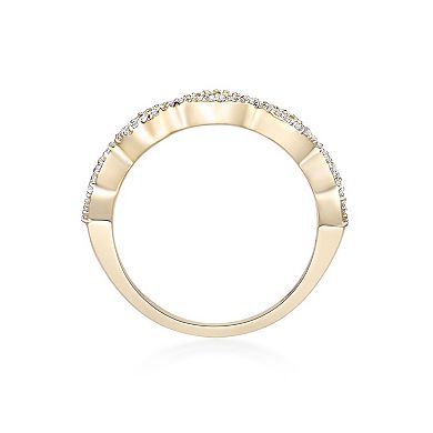Gemminded 10k Gold Emerald & 1/4 Carat T.W. Diamond Ring