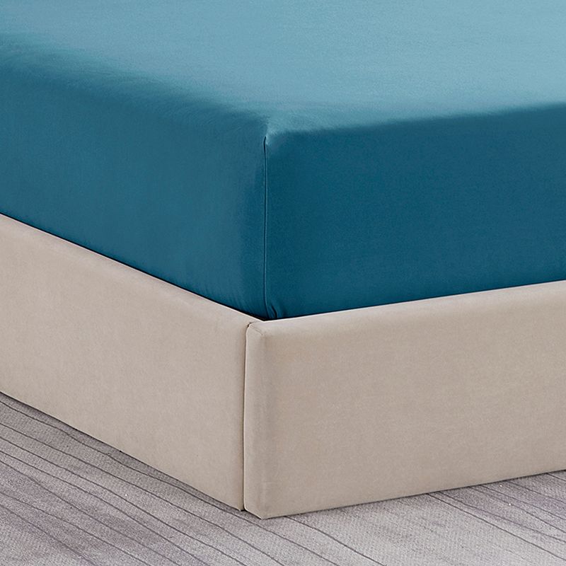 Sweet Home Collection 1500 Supreme Collection Microfiber Fitted Sheet, Blue