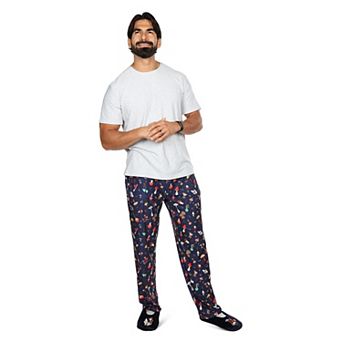 Men's Mushrooms Two Piece Pj Set In A Bag