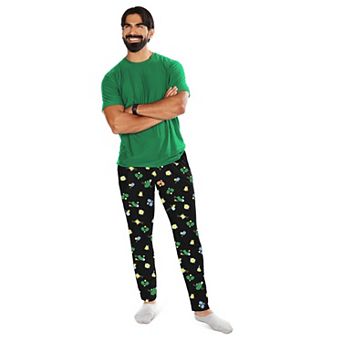 Men's Pickleball Two Piece Pj Set In A Bag