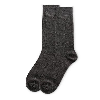 Men's Solid Luxuriously Soft Cashmere Crew Socks