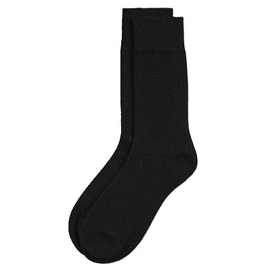 Men's Solid Luxuriously Soft Cashmere Crew Socks