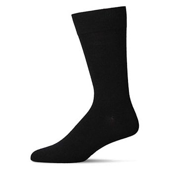 Men's Solid Luxuriously Soft Cashmere Crew Socks