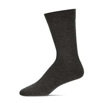 Men's Solid Luxuriously Soft Cashmere Crew Socks