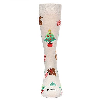 Men's Squirrels Holiday Crew Socks