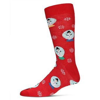 Men's Snow Globes Holiday Crew Socks