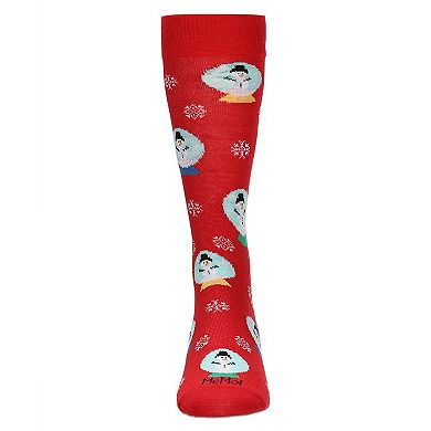 Men's Snow Globes Holiday Crew Socks