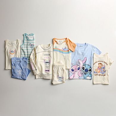 Disney's Lilo & Stitch Girls 7-16 Stitch & Angel Washed Graphic Tee