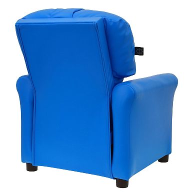 The Crew Furniture Traditional Kids Recliner Arm Chair