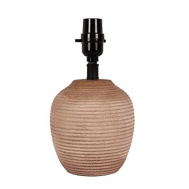Natural Rustic Base Accent Table Lamp