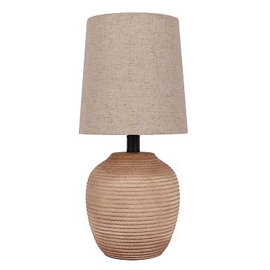 Natural Rustic Base Accent Table Lamp