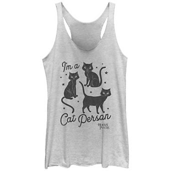 Disney's Hocus Pocus I'm A Cat Person Juniors' Racerback Tank Top