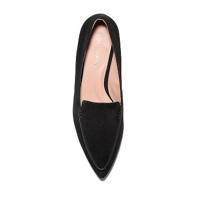 Cole Haan Black Suede Loafers Size 9N Women’s Classic Minimalist Slip-On Flats Cole Haan Valantina Suede Women main image 3