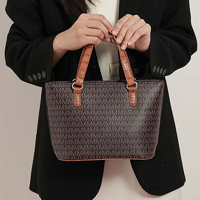 MKF Collection Lippa M Signature Tote Bag 4 Pcs set by Mia K