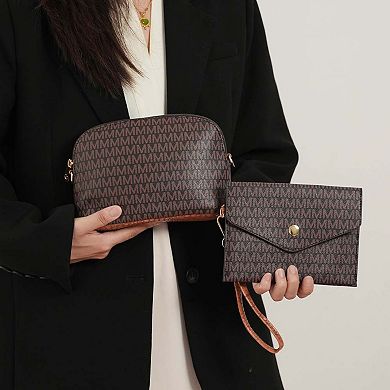 MKF Collection Lippa M Signature Tote Bag 4 Pcs set by Mia K