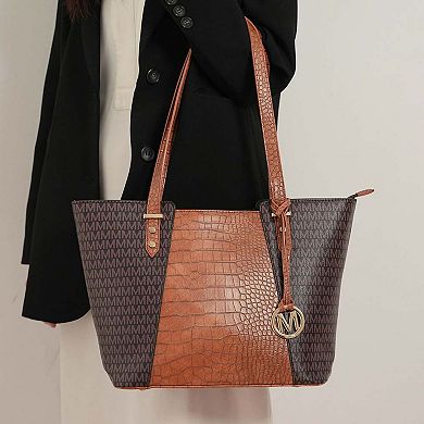 MKF Collection Lippa M Signature Tote Bag 4 Pcs set by Mia K