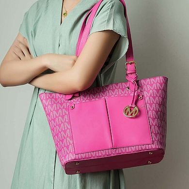 MKF Collection Havenly Signature Tote Bag 4 Pcs set by Mia K